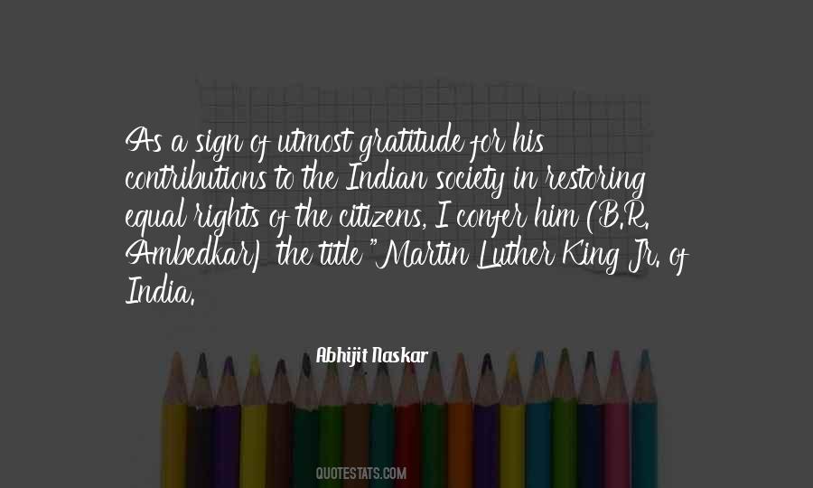 Quotes On Indian Society #107103