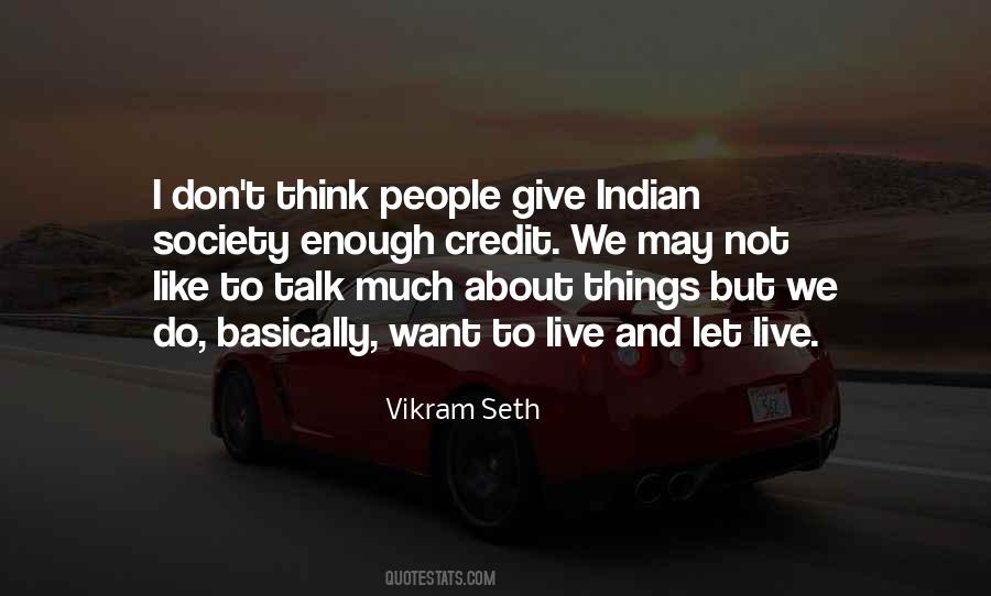 Quotes On Indian Society #1118083