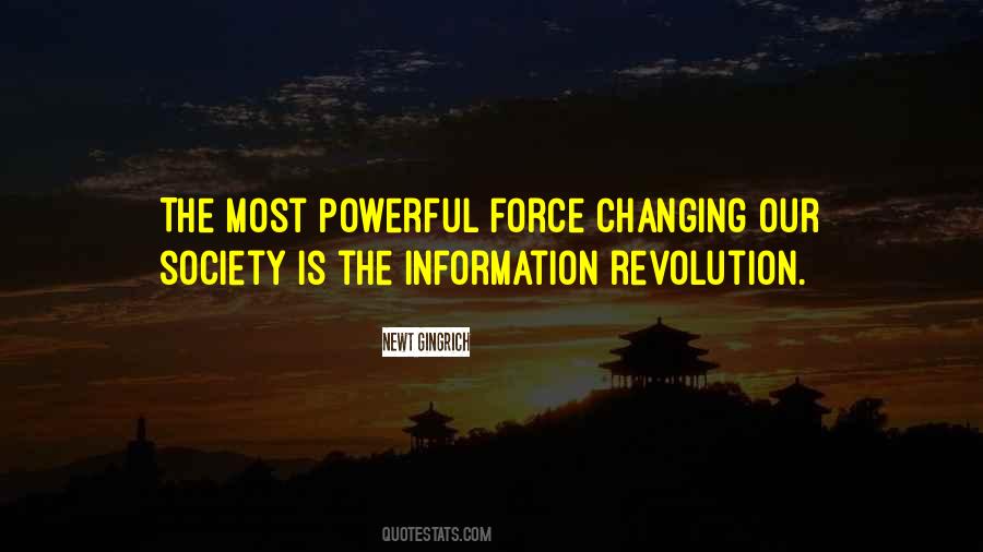 Quotes On Information Revolution #1843195