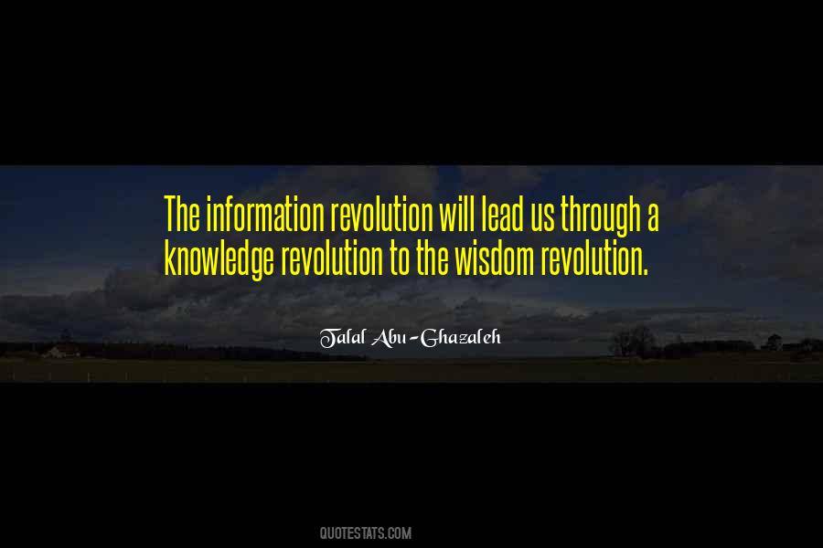 Quotes On Information Revolution #432519