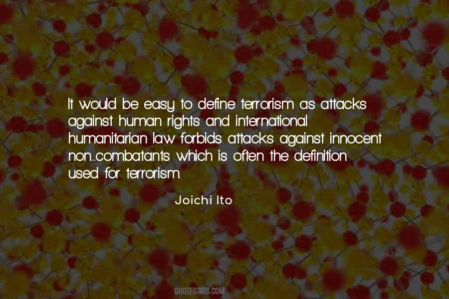 Quotes On International Humanitarian Law #1379687