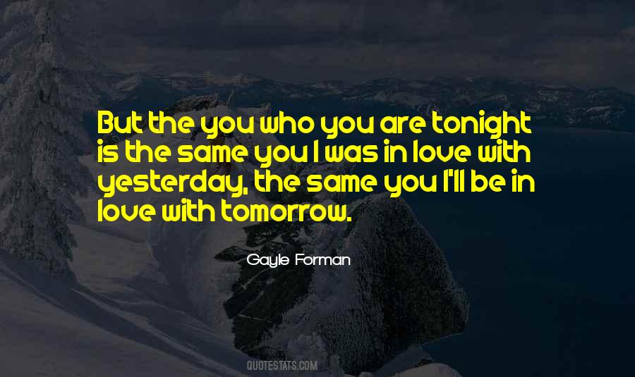 Love You Tonight Quotes #418970
