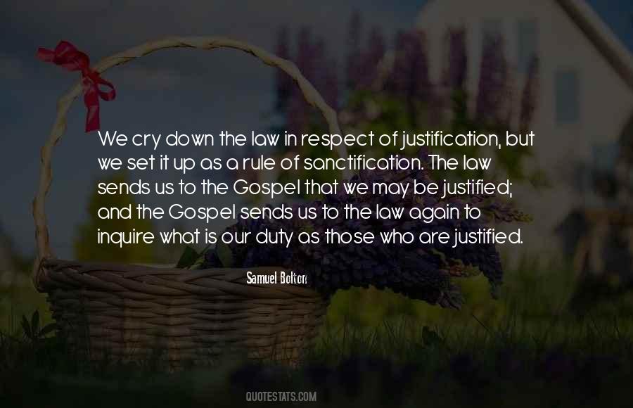 Quotes On Justification And Sanctification #403932