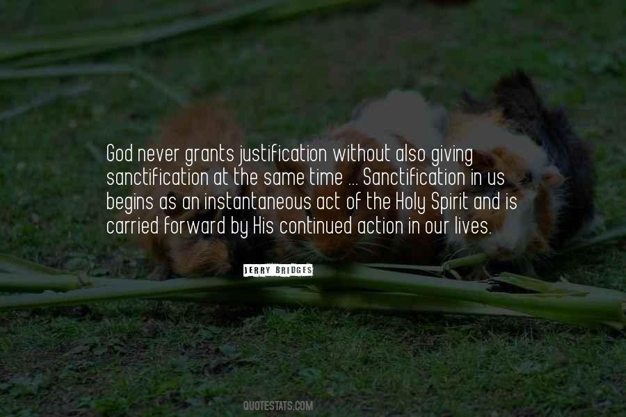 Quotes On Justification And Sanctification #768556