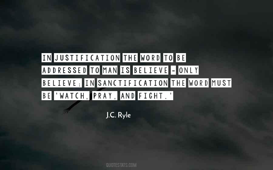 Quotes On Justification And Sanctification #795084