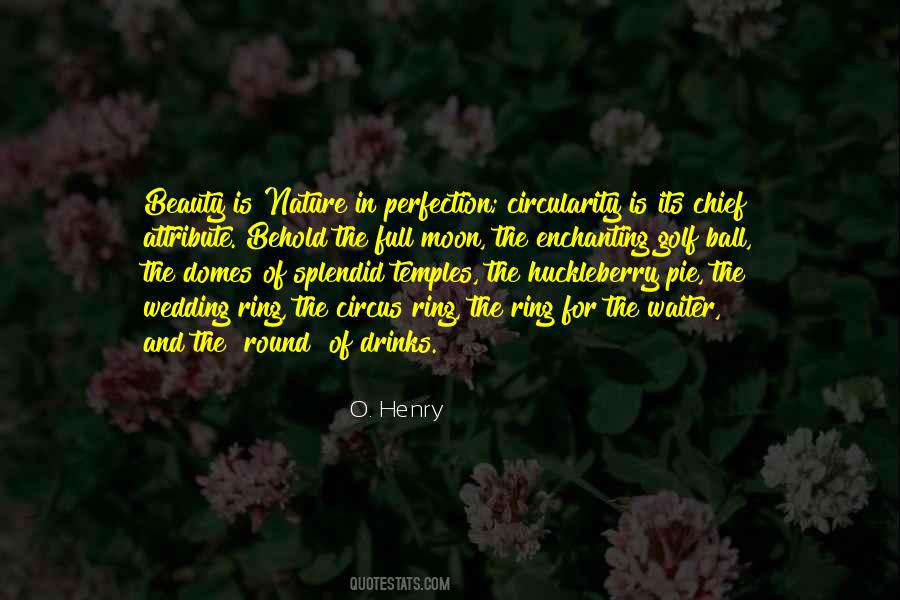 Perfection In Nature Quotes #1862198