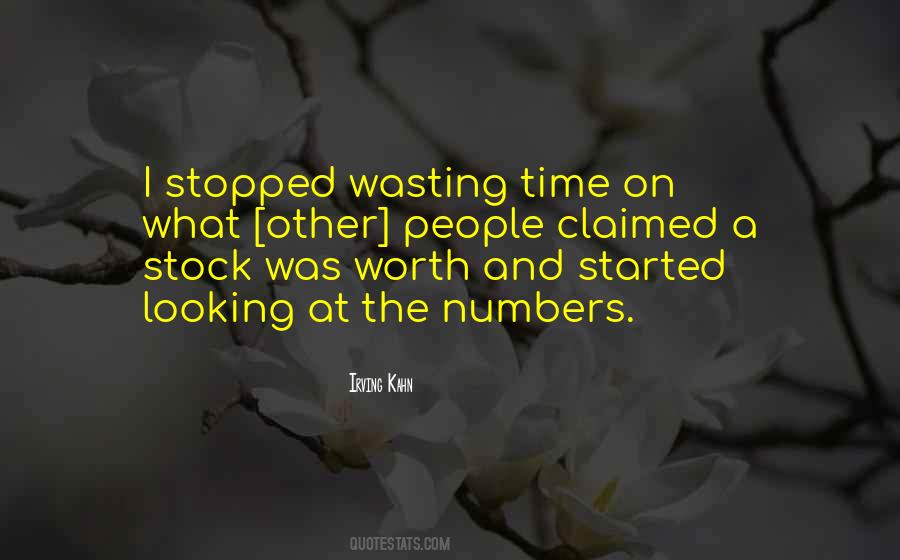 Wasting The Time Quotes #549010