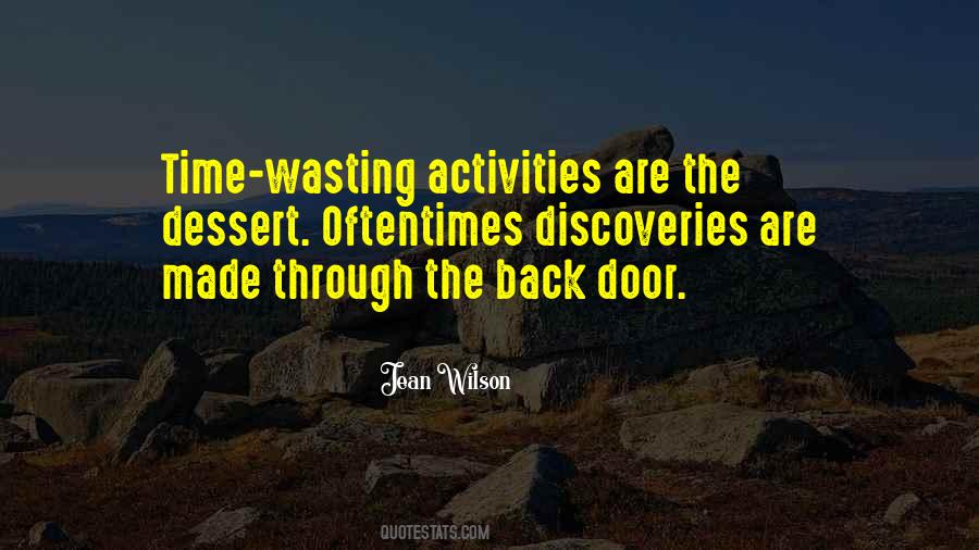 Wasting The Time Quotes #811030