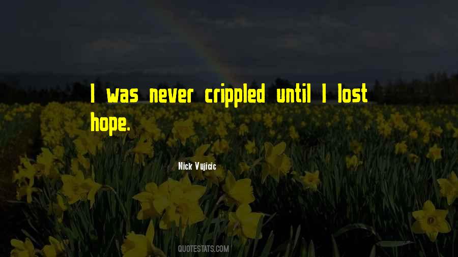 Hope Lost Quotes #351271