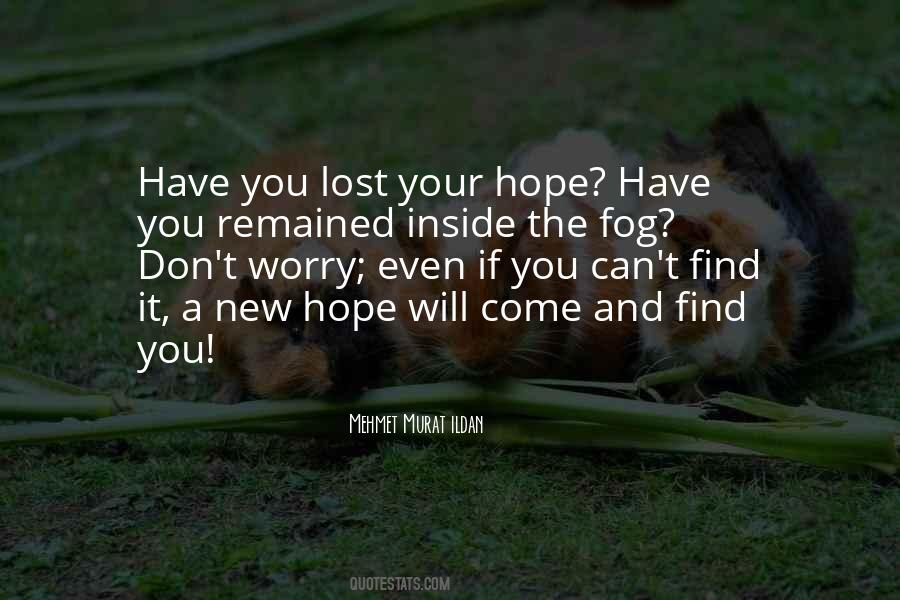 Hope Lost Quotes #4190