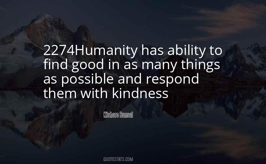 Quotes On Kindness And Humanity #1026835