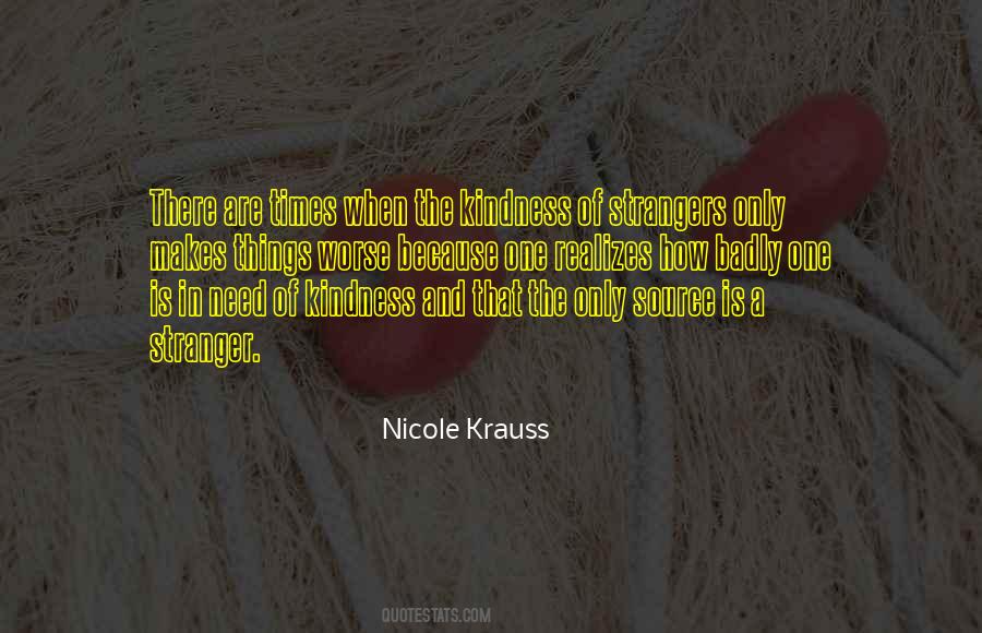 Quotes On Kindness To Strangers #551318