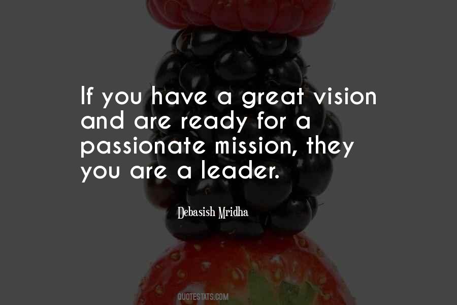 Quotes On Leadership And Vision #1204917