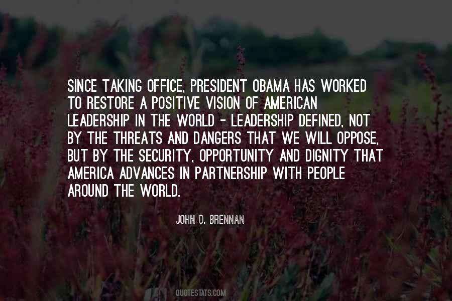 Quotes On Leadership And Vision #1206815