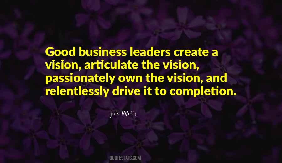 Quotes On Leadership And Vision #463428