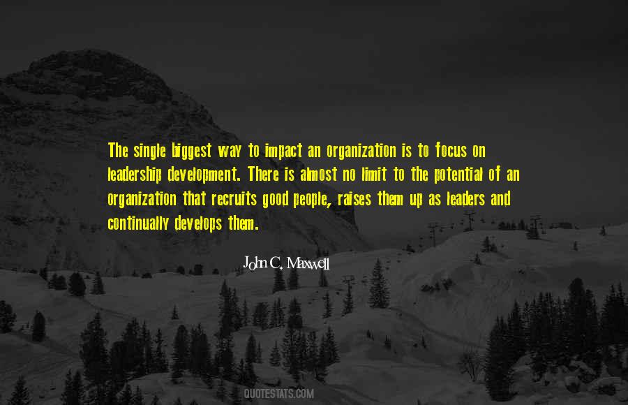 Quotes On Leadership Development #1354799