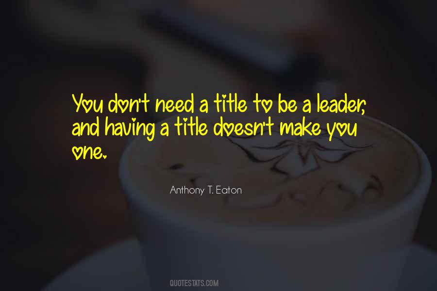 Quotes On Leadership Development #279455