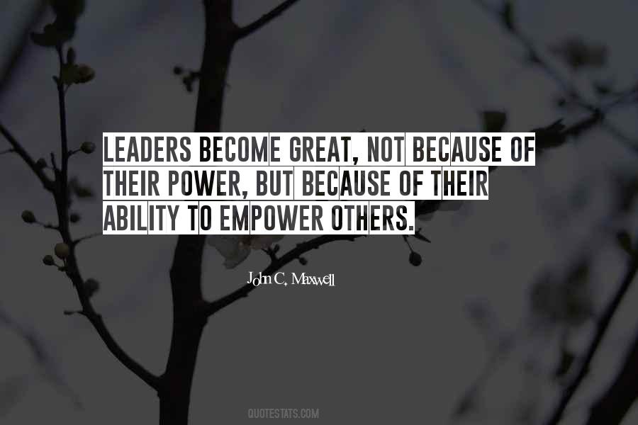 Quotes On Leadership John Maxwell #950542