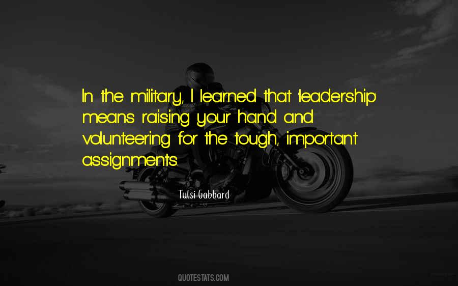 Quotes On Leadership Military #108072