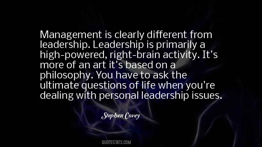 Quotes On Leadership Philosophy #973852