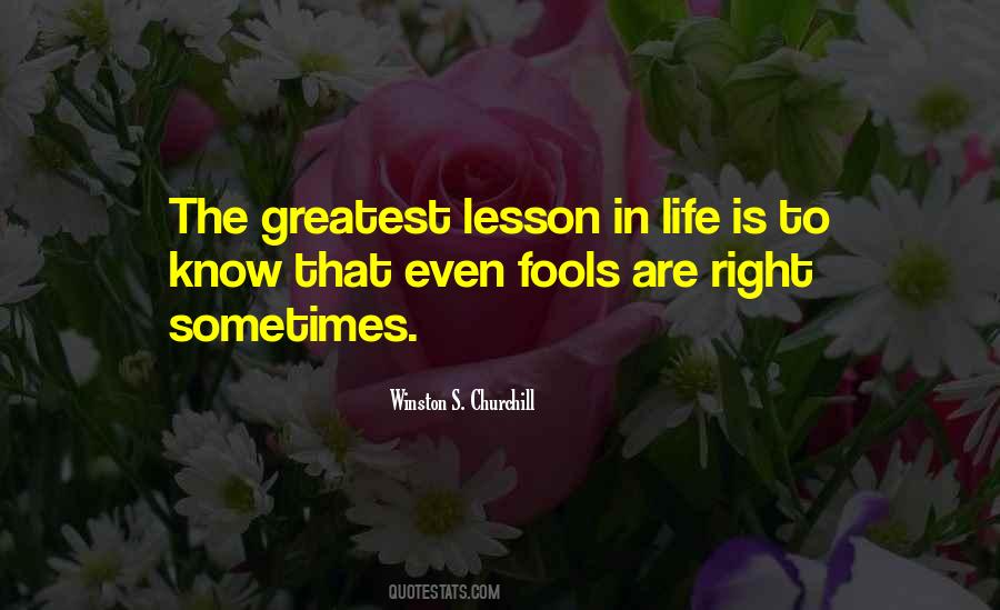 Quotes On Lesson In Life #1194118