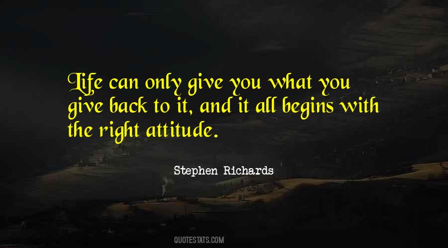 Quotes On Life And Attitude #130310