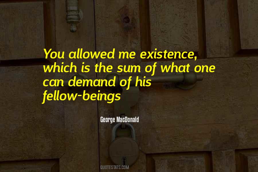 Fellow Beings Quotes #995532