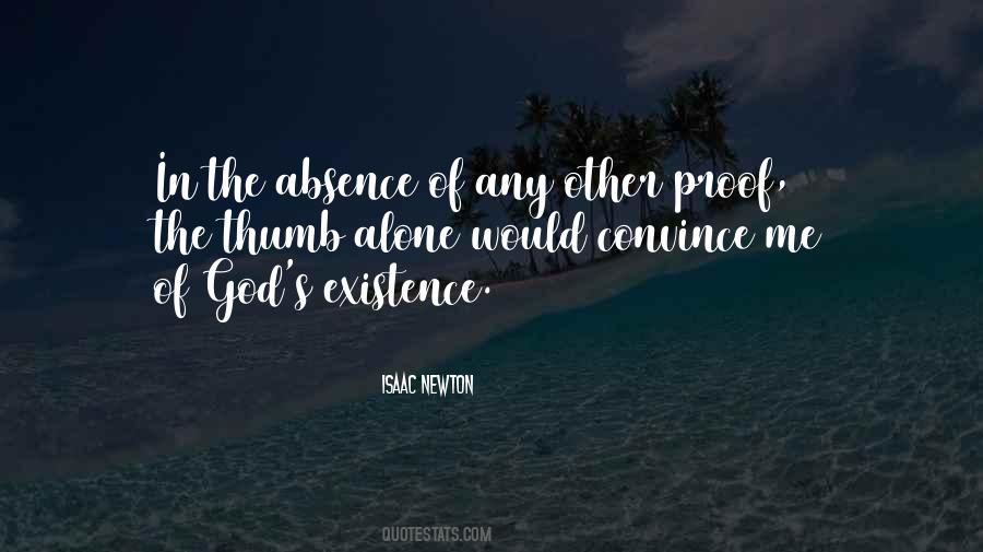 Absence Of God Quotes #1752572