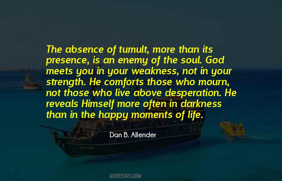 Absence Of God Quotes #26433