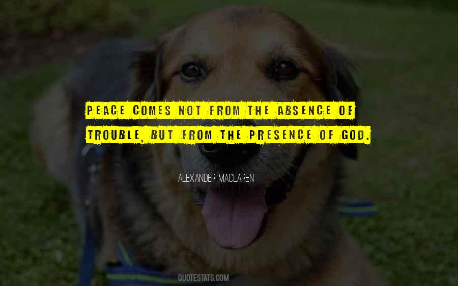 Absence Of God Quotes #588543