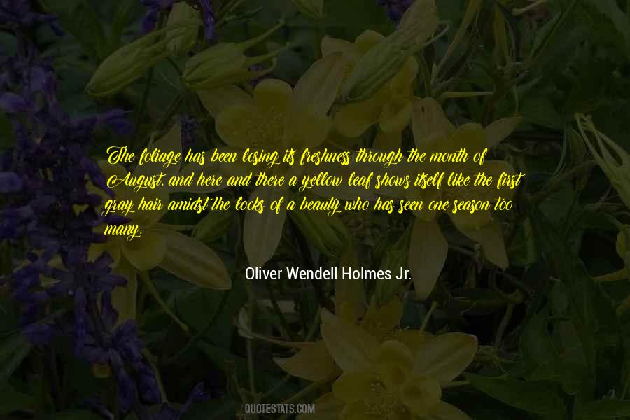 Wendell Holmes Quotes #194594