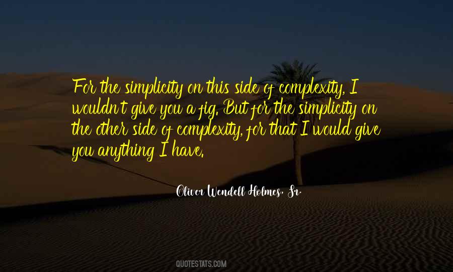 Wendell Holmes Quotes #283684