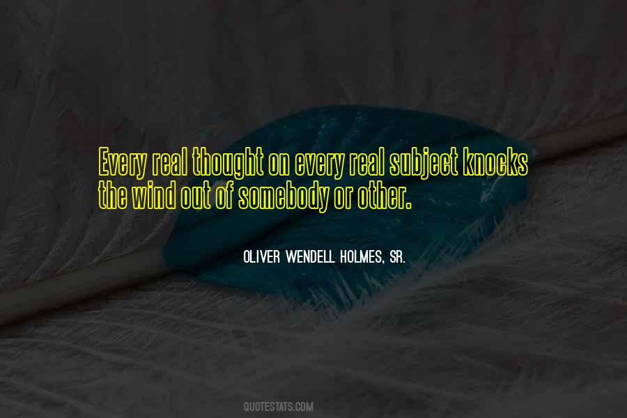 Wendell Holmes Quotes #64294
