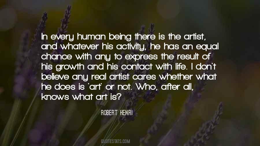Quotes On Life Of An Artist #660901