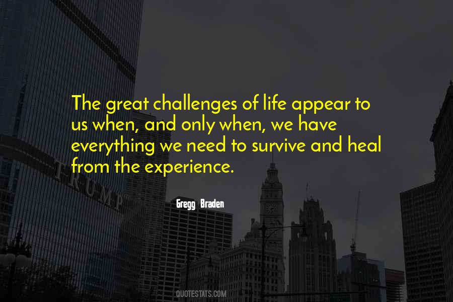 Quotes On Life Without Challenges #3392