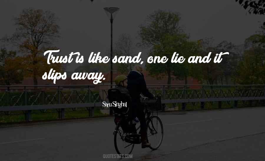 Quotes On Life Without Trust #97824