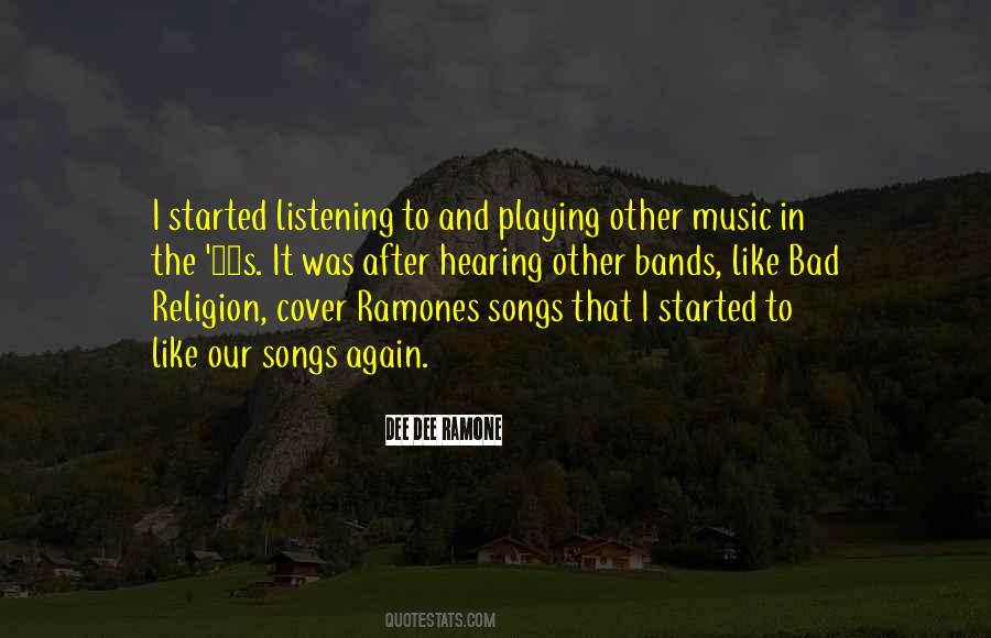 Quotes On Listening Songs #1283058