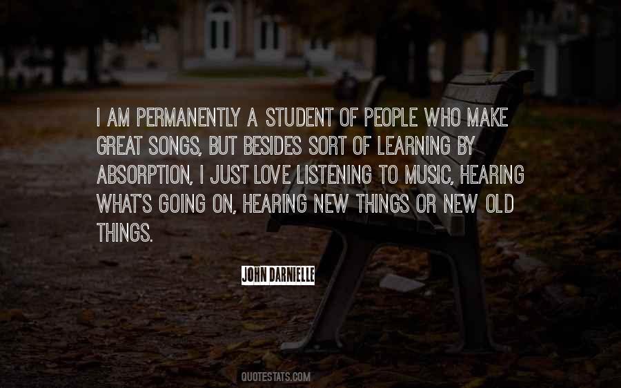 Quotes On Listening Songs #1303279