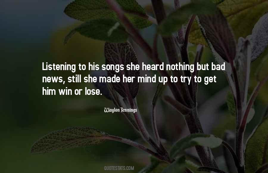Quotes On Listening Songs #984197