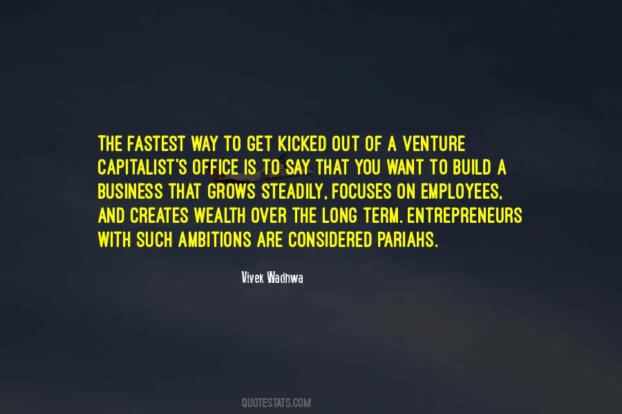 Out Venture Quotes #1800693
