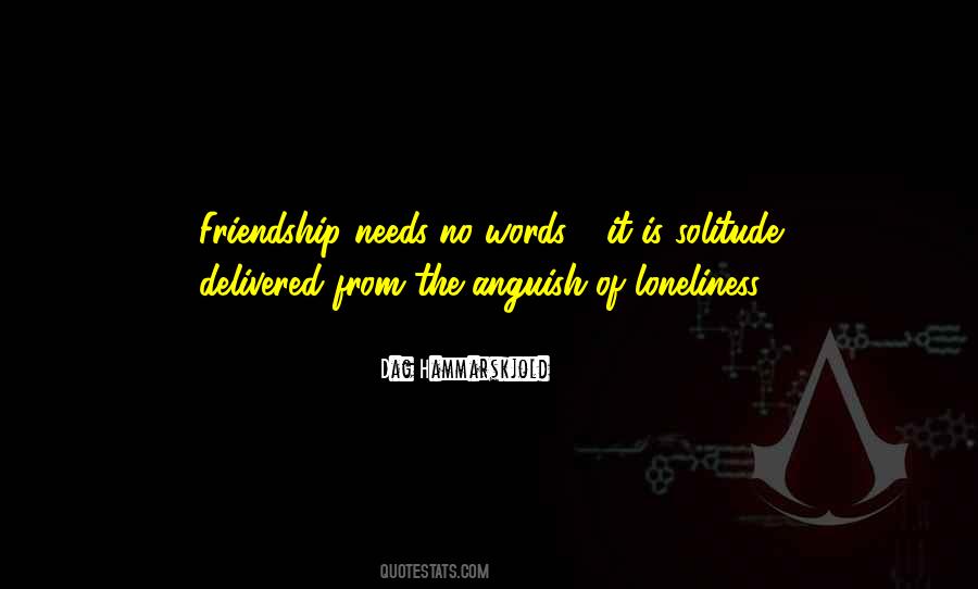 Quotes On Loneliness In Friendship #813418