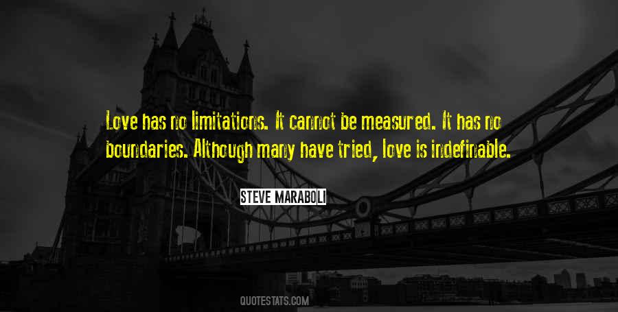 Quotes On Love Cannot Be Measured #1179515