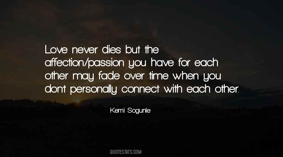Quotes On Love Never Dies #272368