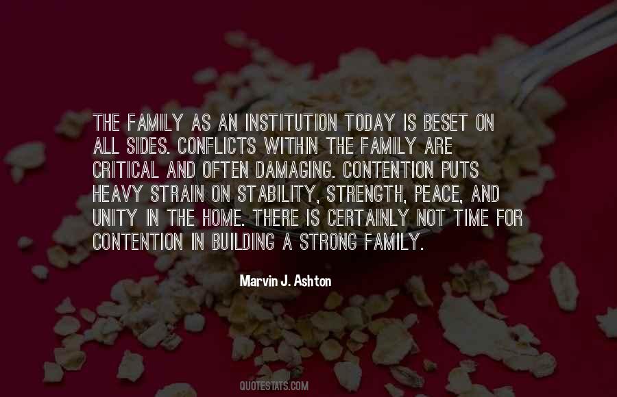 Family As An Institution Quotes #1314762
