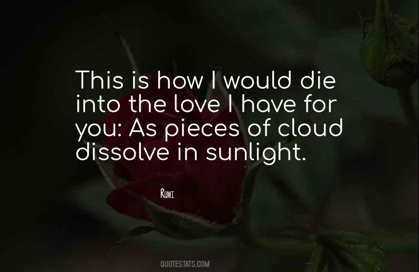 Love Clouds Quotes #136297