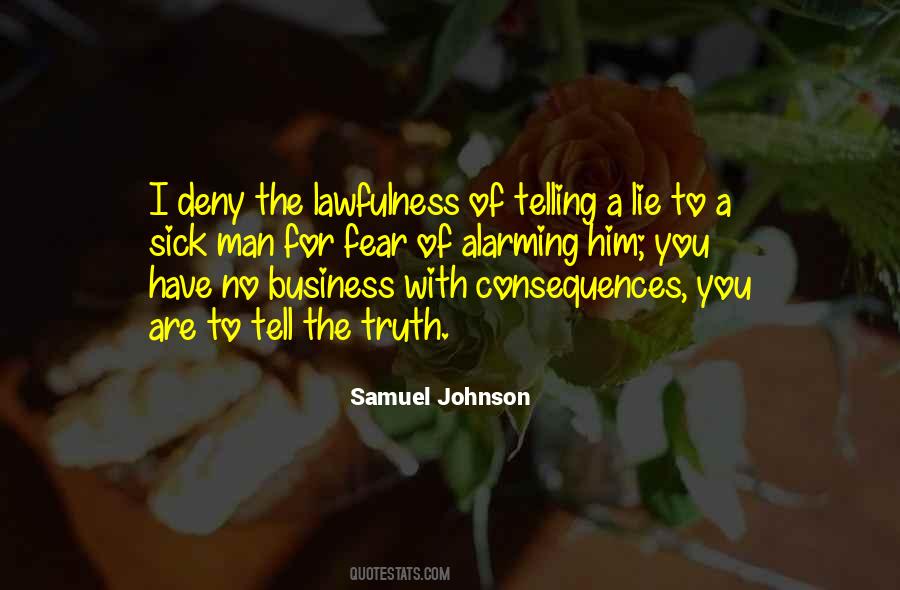 Quotes On Lying And Consequences #572152