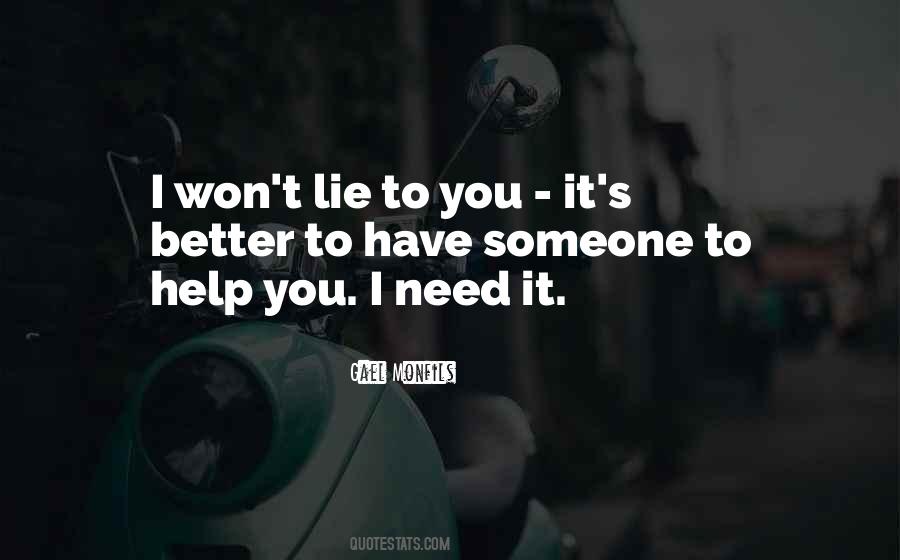 Quotes On Lying To Someone #1144600