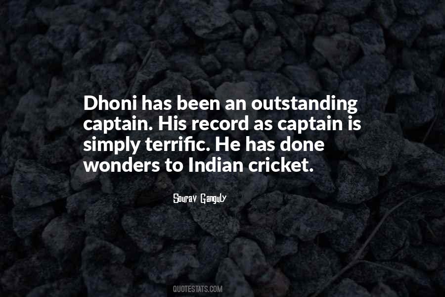 Quotes On M S Dhoni #720919