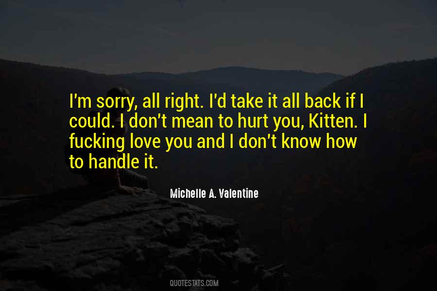 Quotes On M Sorry #1198737