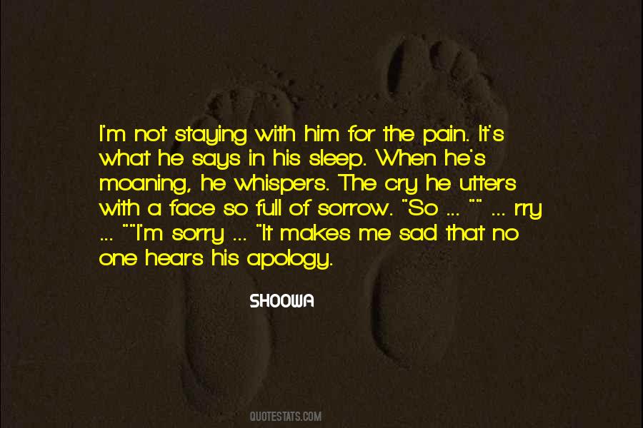 Quotes On M Sorry #1207969